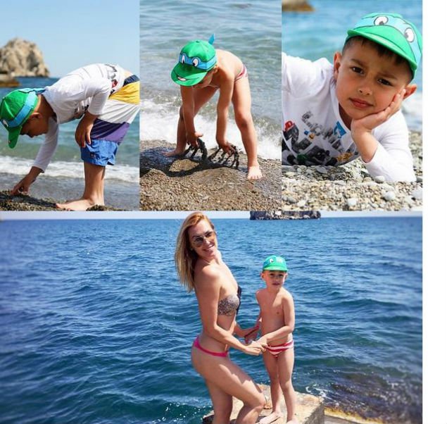 Украинская олимпийская чемпионка Яна Клочкова открыла купальный сезон в Крыму