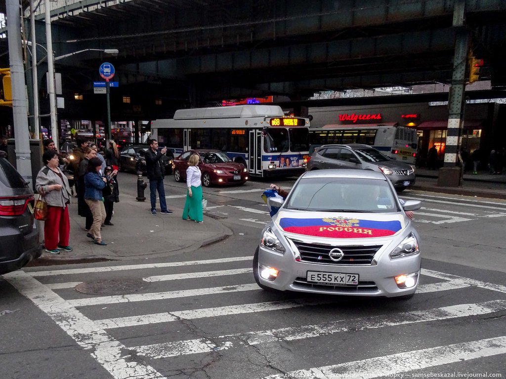 Как на Брайтоне прошел автопробег посвященный Дню Победы и чем все кончилось Как на Брайтоне прошел автопробег посвященный Дню Победы и чем все кончилось