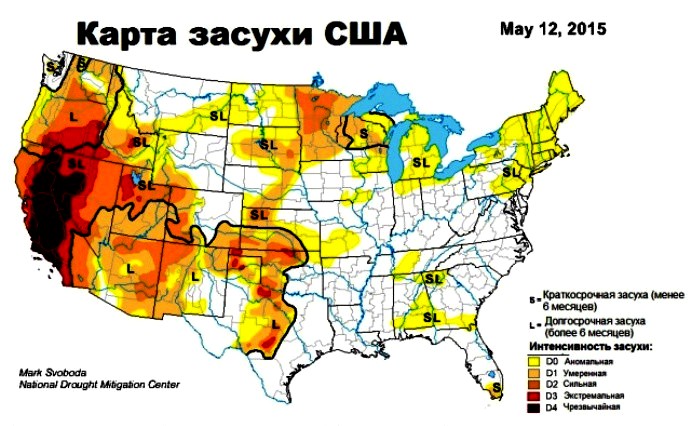 Америку «накрыла» самая сильная засуха за последние 1200 лет