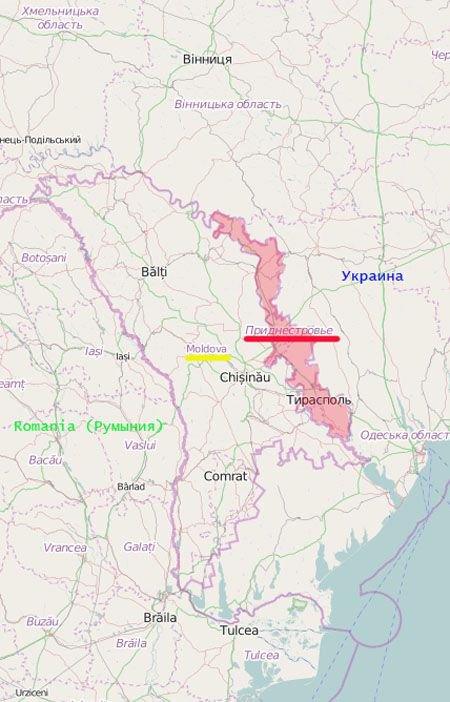 О блокаде российских миротворцев в Приднестровье