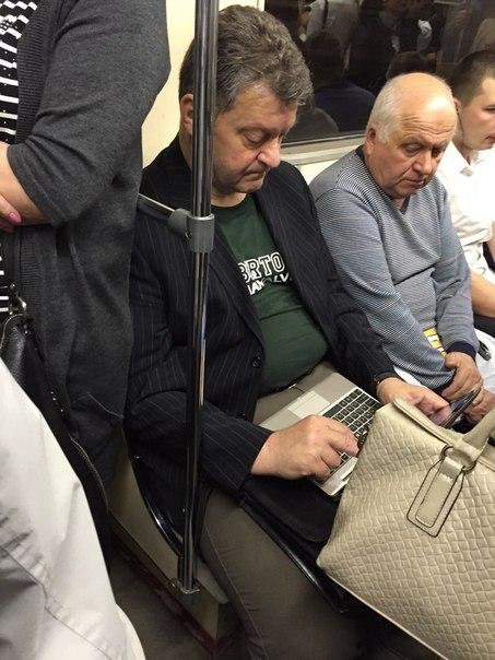 Кого только в метро не увидишь! Кого только в метро не увидишь!