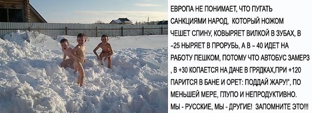 Ответ российской молодежи на санкции и ограничения Ответ российской молодежи на санкции и ограничения