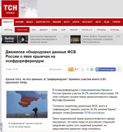 А. Шарий. Отдельные мнения крымских татар