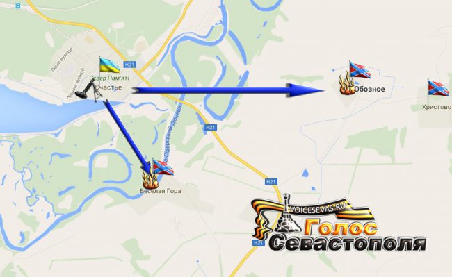 Сводка военных событий в Новороссии за 25.05.2015