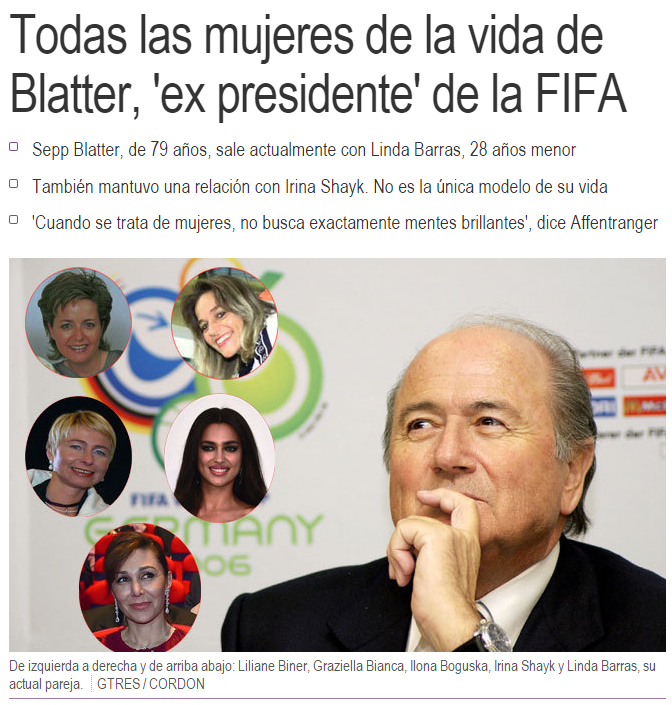 Маразм крепчал. Новый русский след в деле Блаттера Маразм крепчал. Новый русский след в деле Блаттера