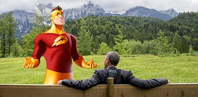 Ангела и члены большой немецкой семьи