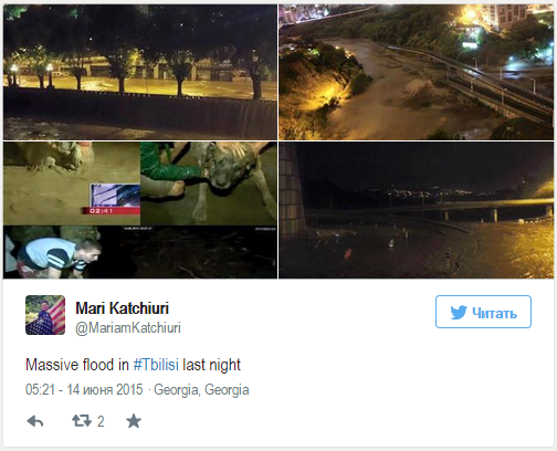 Разгул стихии в Тбилиси: 11 погибших, десятки опасных хищников на свободе Разгул стихии в Тбилиси: 11 погибших, десятки опасных хищников на свободе