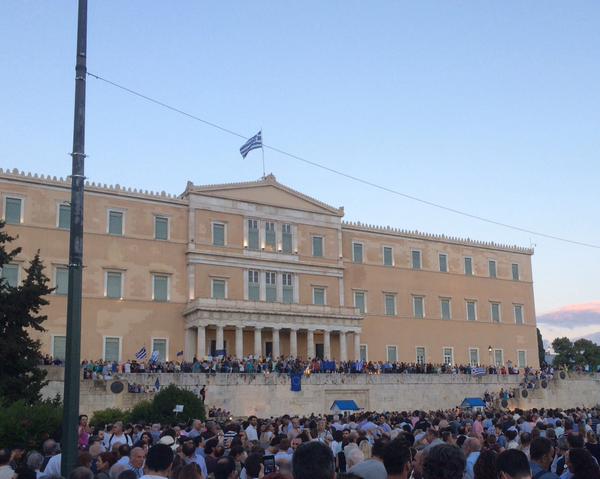 Евромайдан по-гречески: "Нет сталинизму"