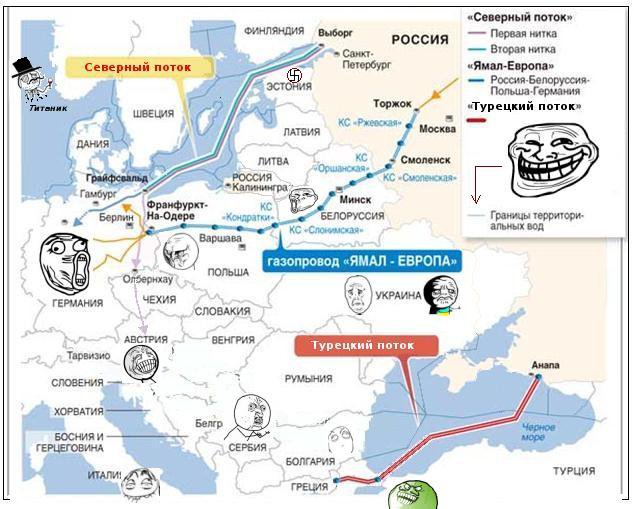 Северный поток-2 или ход конём. Северный поток-2 или ход конём.