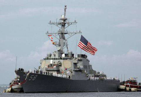 Американский эсминец с «Томагавками» на борту вошел в Черное море
