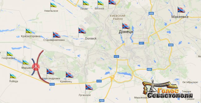 Сводка военных событий в Новороссии за 30-31.05.2015