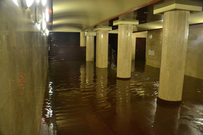 Последствия наводнения в центре Сочи