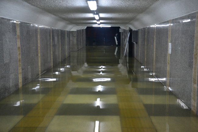 Последствия наводнения в центре Сочи