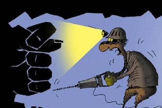 Государственные шахты на Украине остановились Государственные шахты на Украине остановились