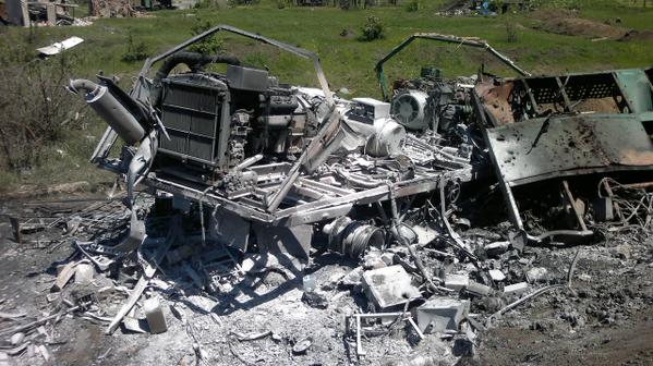 Говорили вам укропам: Отведите технику от линии разграничения! Говорили вам укропам: Отведите технику от линии разграничения!