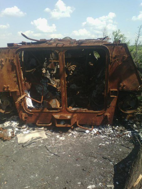 Говорили вам укропам: Отведите технику от линии разграничения! Говорили вам укропам: Отведите технику от линии разграничения!