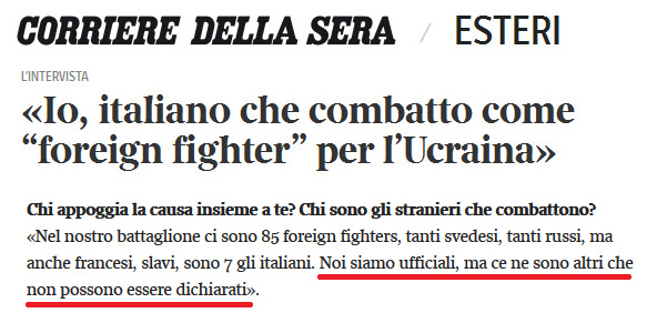 Европейские наемники поделились впечатлениями об участии в АТО