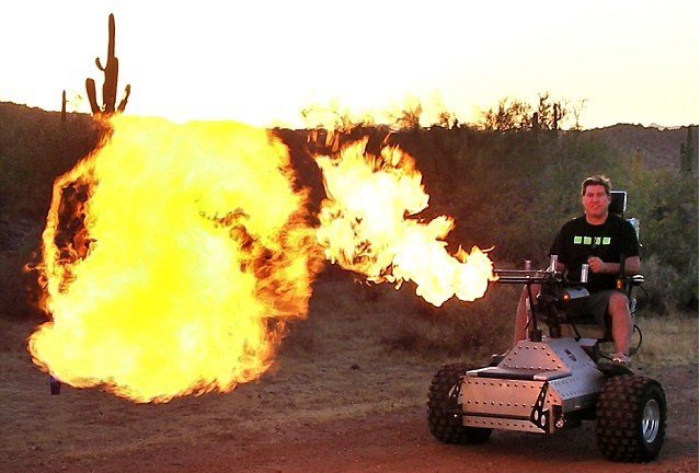 Политика США. В открытую продажу поступили огнеметы