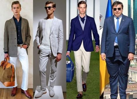 Саакашвили отметился не только галстуком, но и штанами Саакашвили отметился не только галстуком, но и штанами