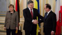 СМИ: Порошенко попытается навязать Меркель создание коалиции