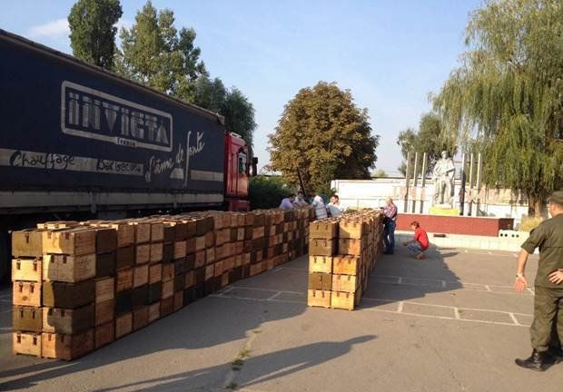 В Павлограде сотрудники СБУ задержали два грузовика с боеприпасами