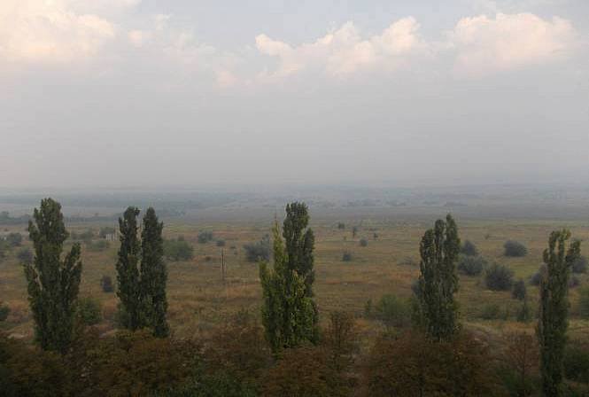 Задымление большого количества городов Украины