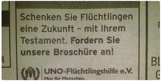Хроника гибели Германии-2: «Подарите беженцам будущее - перепишите на них свое завещание» Хроника гибели Германии-2: «Подарите беженцам будущее - перепишите на них свое завещание»