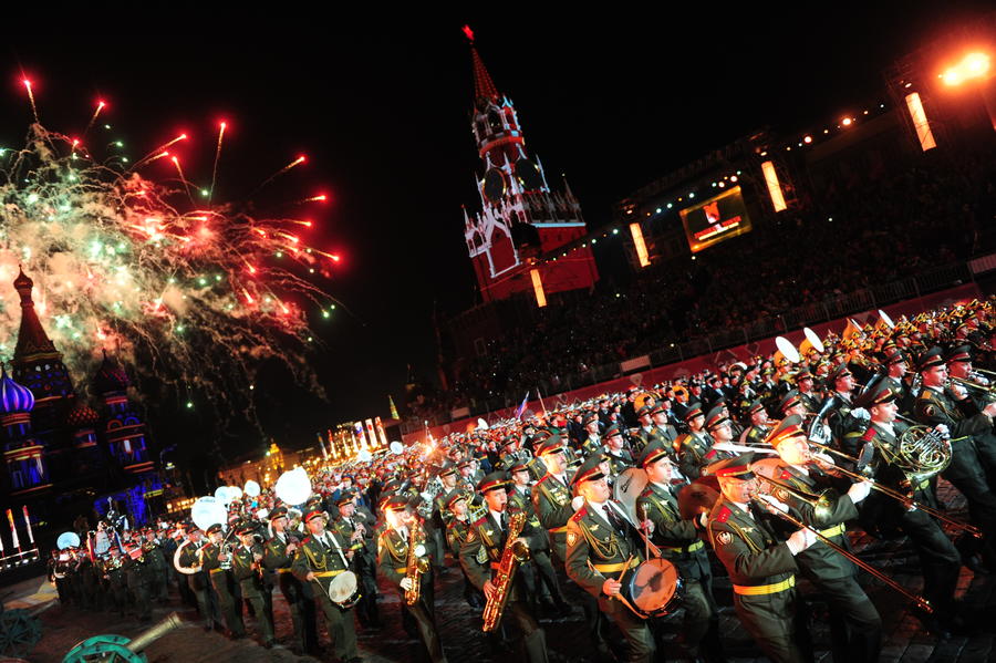 Открытие VIII Международного военно-музыкального фестиваля «Спасская башня» Открытие VIII Международного военно-музыкального фестиваля «Спасская башня»