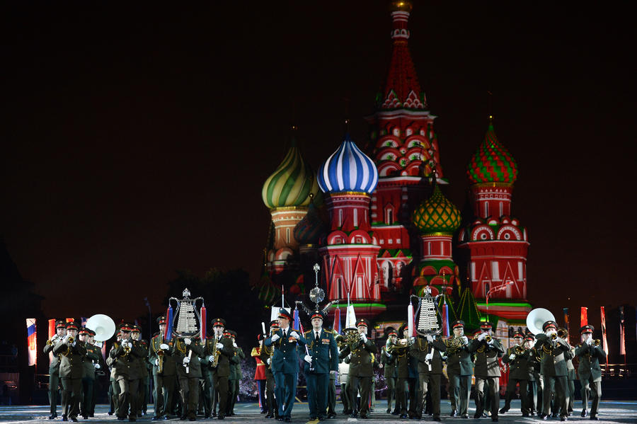 Открытие VIII Международного военно-музыкального фестиваля «Спасская башня» Открытие VIII Международного военно-музыкального фестиваля «Спасская башня»