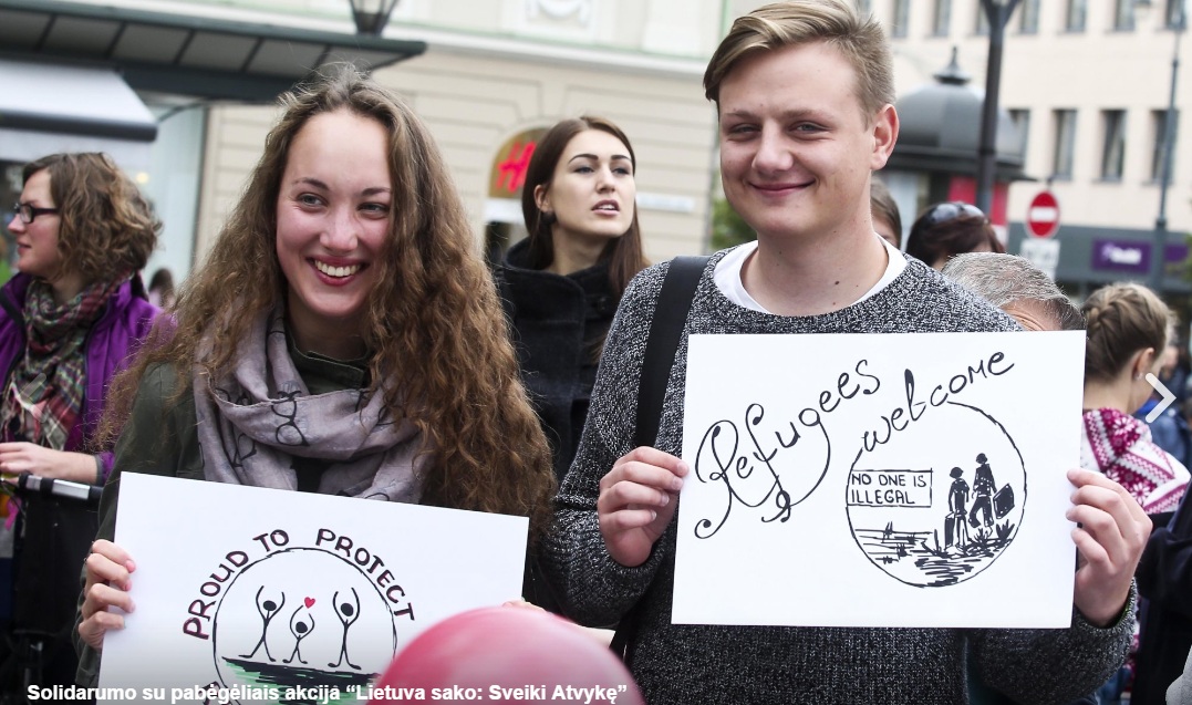 Цветная революция: Литва радостно встречает афроприбалтов Цветная революция: Литва радостно встречает афроприбалтов
