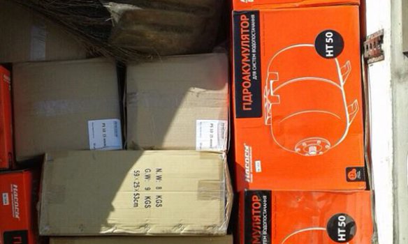 На территорию ДНР пытались ввезти сантехнику и насосы на 200 тыс. грн, - СБУ На территорию ДНР пытались ввезти сантехнику и насосы на 200 тыс. грн, - СБУ