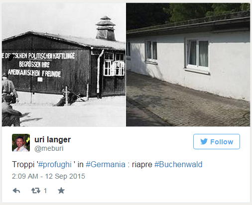 В Германии беженцев разместили на территории концлагеря Бухенвальд В Германии беженцев разместили на территории концлагеря Бухенвальд