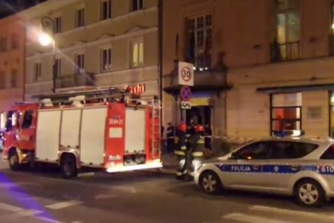 В Варшаве взорвали украинский культурный центр В Варшаве взорвали украинский культурный центр