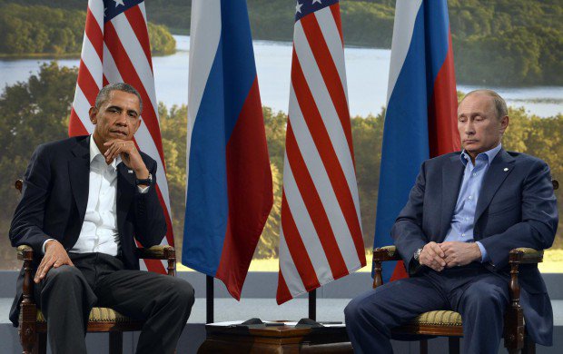 Как познакомились Владимир Путин и Барак Обама