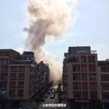 Серия мощных взрывов произошла на юго-западе Китая, есть жертвы Серия мощных взрывов произошла на юго-западе Китая, есть жертвы