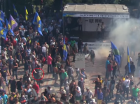 Кто бросал гранату 31 августа. Видеофакт