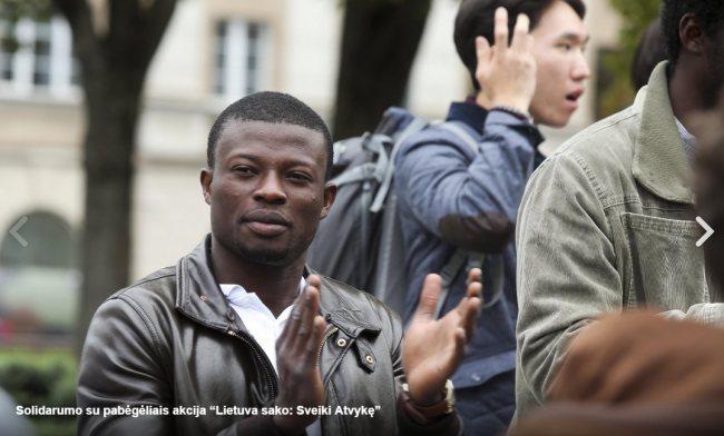 Цветная революция: Литва радостно встречает афроприбалтов