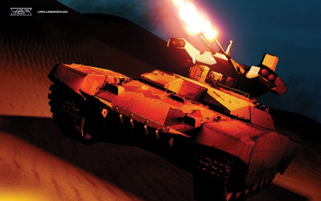 Современная российская боевая техника в красочных «обоях» от УралВагонЗавода
