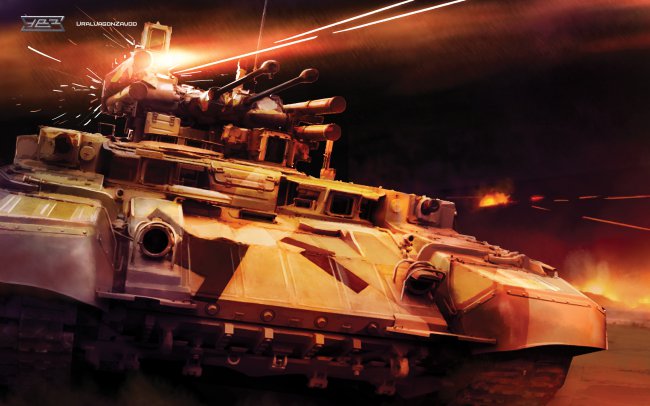 Современная российская боевая техника в красочных «обоях» от УралВагонЗавода