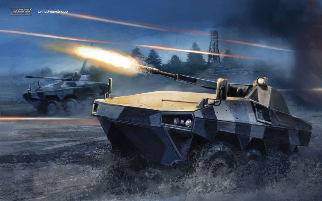 Современная российская боевая техника в красочных «обоях» от УралВагонЗавода