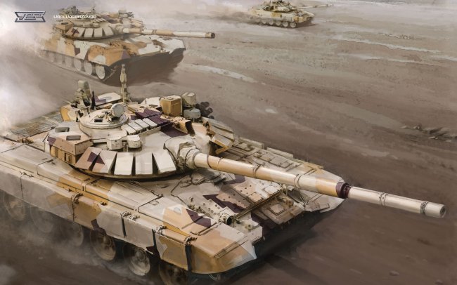 Современная российская боевая техника в красочных «обоях» от УралВагонЗавода