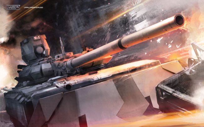 Современная российская боевая техника в красочных «обоях» от УралВагонЗавода