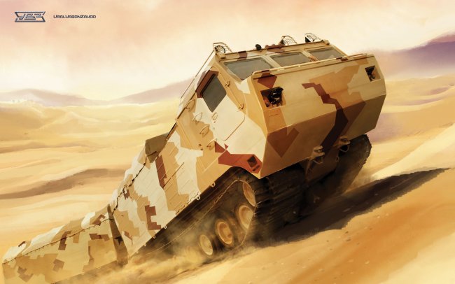 Современная российская боевая техника в красочных «обоях» от УралВагонЗавода