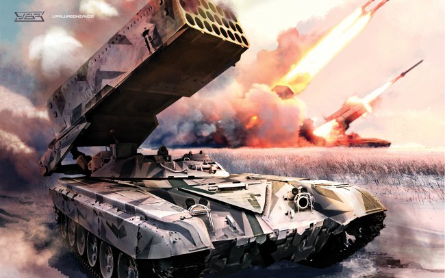 Современная российская боевая техника в красочных «обоях» от УралВагонЗавода