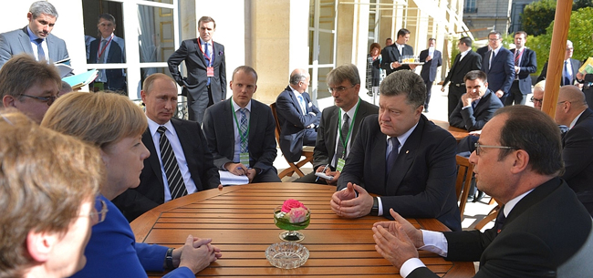 Завершились переговоры в «нормандском формате» Завершились переговоры в «нормандском формате»