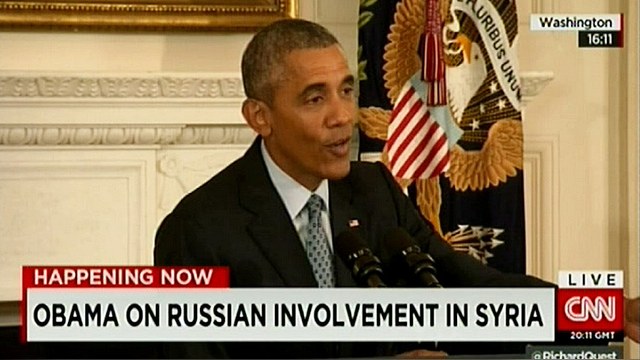 Обама: Путин пошел в Сирию не из силы, а из слабости Обама: Путин пошел в Сирию не из силы, а из слабости