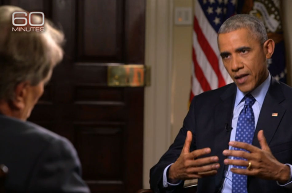 60 минут Обамы - загнали его в угол