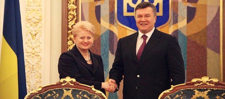 Грибаускайте, Янукович