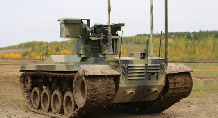 Оружие будущего: Российский боевой робот Оружие будущего: Российский боевой робот