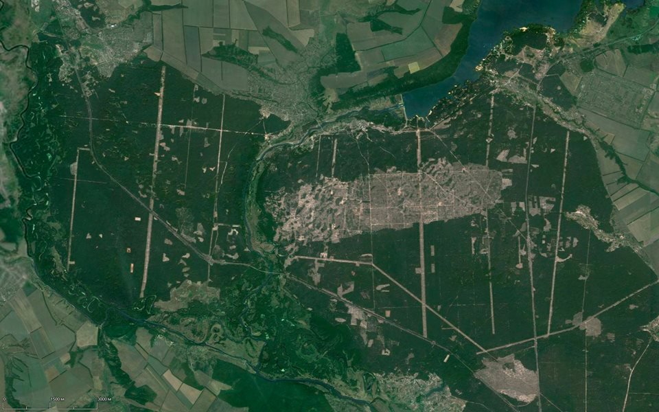 На украинском Донбассе идет массовая хищническая вырубка лесов — снимки со спутника На украинском Донбассе идет массовая хищническая вырубка лесов — снимки со спутника